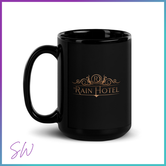 The Rain Hotel coffee mug from Kennedy Rain by author sandy williams